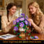 Ensemble de construction de bonsaï Morning Glory avec vase, 1136 pièces, pot de fleurs 2 en 1 à poser et à fixer au mur, décoration botanique pour adultes (12 ans et plus).