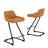Upholstered Counter Stool With Metal Frame-82127065-81851026