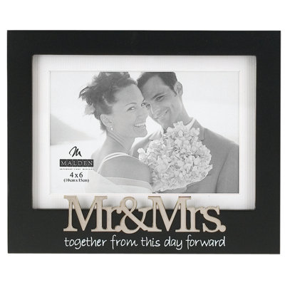 Berg Black Embossed Picture Frame