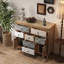 Commode d'appoint rétro 7 tiroirs 2 armoires