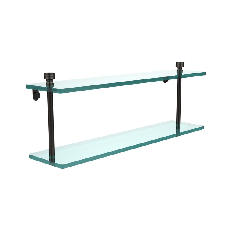 Ballenas 2 Piece Tiered Shelf, 16", Oil Rubbed Bronze