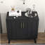 Buffet avec tablettes réglables, buffet avec rangement-113861805