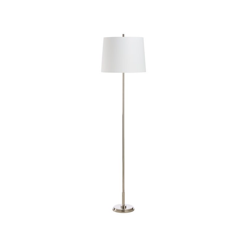 Underwood Floor Lamp, Polished Nickel