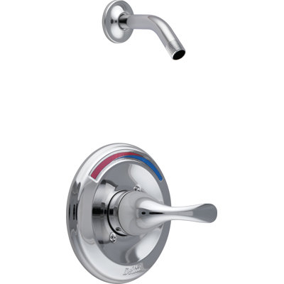 Autre garniture de robinet de baignoire et douche à pression équilibrée avec poignée levier en métal