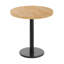 Plateau de table rond en bois massif de 30 po avec base de salle à manger de 18 po-948069851-948069848-948068902