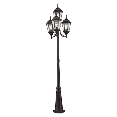 Heaney Beveled and Transparent Lamp Post (Full)