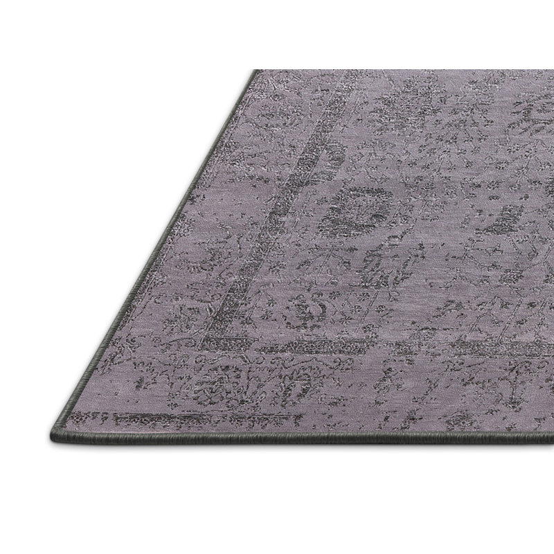 Tapis oriental gris Lucienne, Rectangle 6 pi x 9 pi