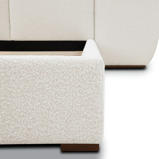 Boucle Platform Bed
