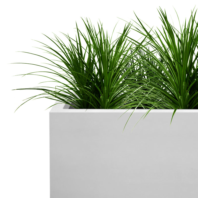 Concrete planter pot, Crisp White