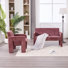 Nordic Living Room Set,chenille Modern 2-seater Sofa & Accent Chair For Living Room, Bedroom, Office