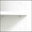 Armoire haute et armoire de cuisine avec 2 portes et 3 cloisons pour séparer 4 espaces de rangement, blanc