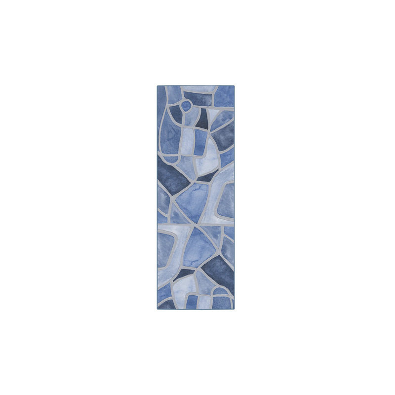 Chenille Abstract Indoor Rug, Runner 2'9" x 8'