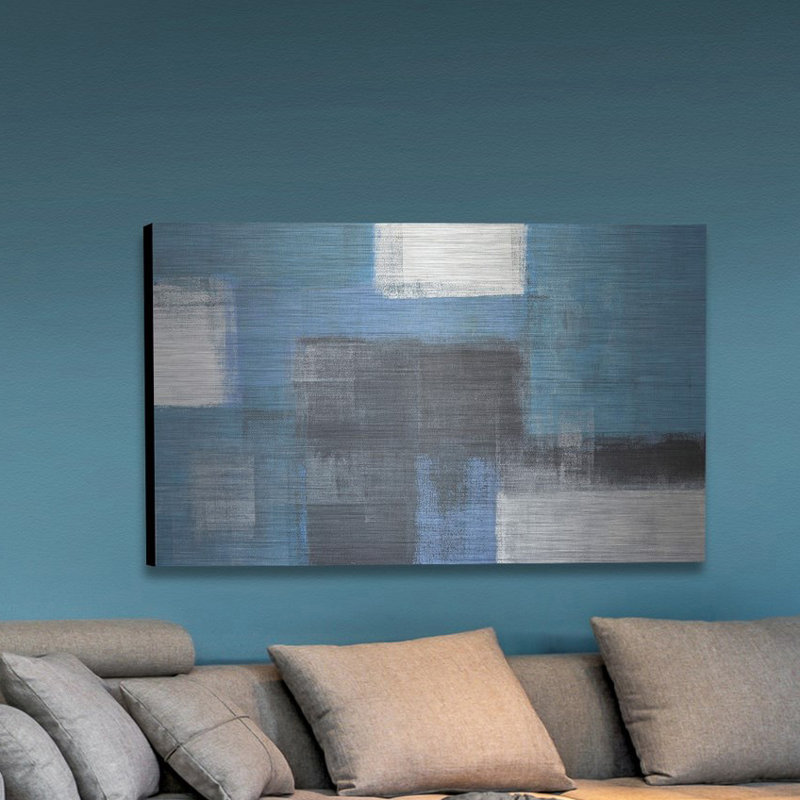 «Undefined Limits», reproduction sur métal, H 30 po x l 45 po x P 1,5 po