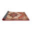 Tapis oriental rouge / brun / beige-411036915