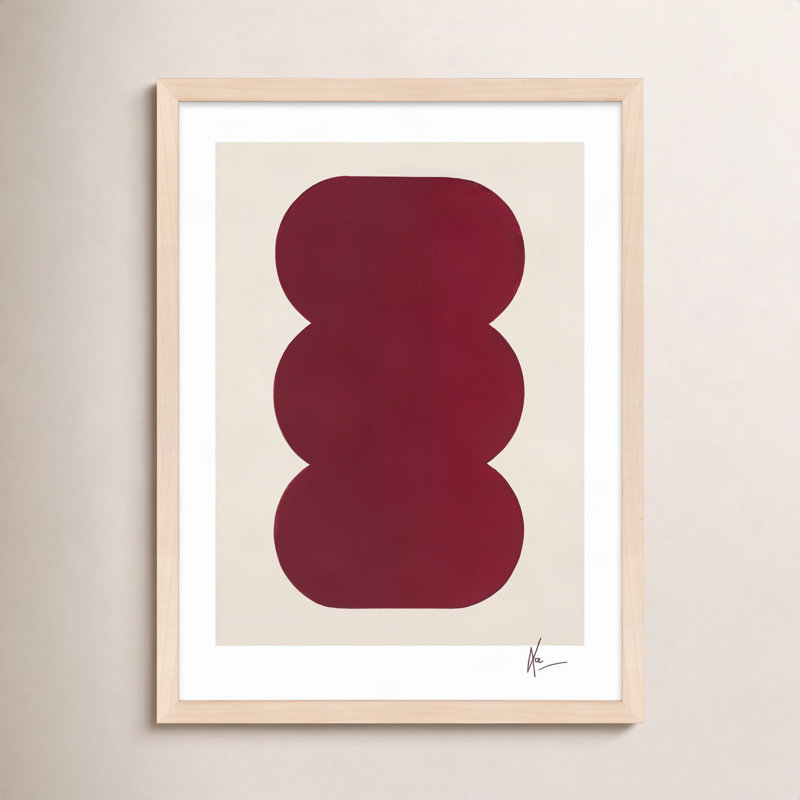 Keyhole 1 Painting by Lee Lessem, 20" H x 16" W x 1.25" D, Maple Framed