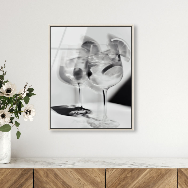 Phantom Pour High-Gloss Frameless Acrylic Glass Wall Art Food & Beverages Print by Oliver Gal, Ready to Hang, 16 x 20