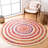 Holtby Natural Fiber Flat Weave Chindi And Jute Geometric Rug-1451379892