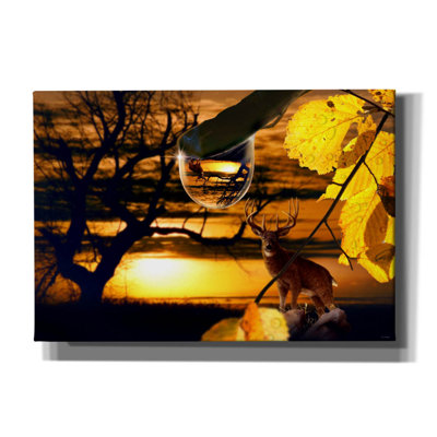 Art mural sur toile Millwood Pines «Dewdrop Sunset» par Gordon Semmens