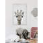 «Lovely Giraffe», reproduction sur toile tendue-2065687771