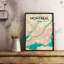 « montréal city map », reproduction d’impression sur affiche en tricolore-22633809