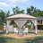 Easy Setup Steel Pop-up Canopy With Netting For Outdoor Parties, Garden Shade, And Patio Relaxation