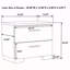Table de chevet blanche 2 tiroirs ultrabrillante