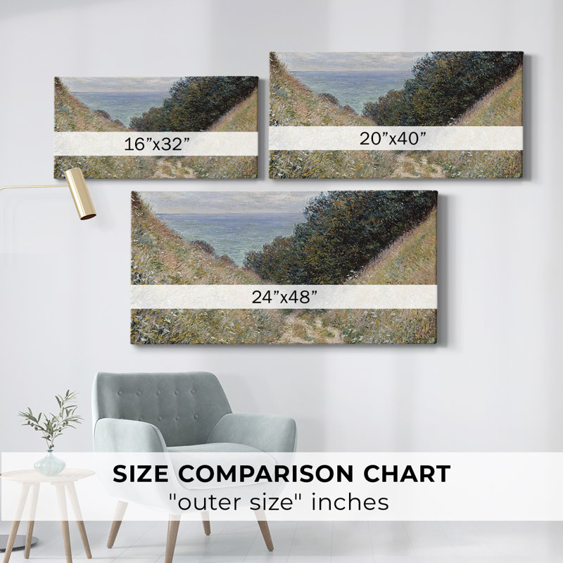 Série paysage -MXL- Toile tendue avec châssis encadré - Prêt à être accroché