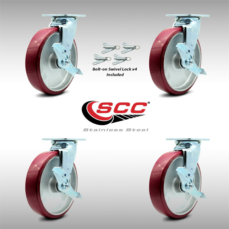 Poly sur roulettes en aluminium
