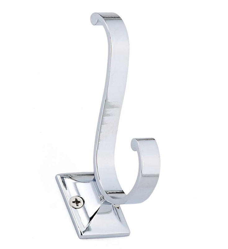 Transitional Metal Wall Hook, Chrome