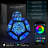Infinite Dodecahedron Decor 3D Hyper Cube RGBW Changing Night Lighting