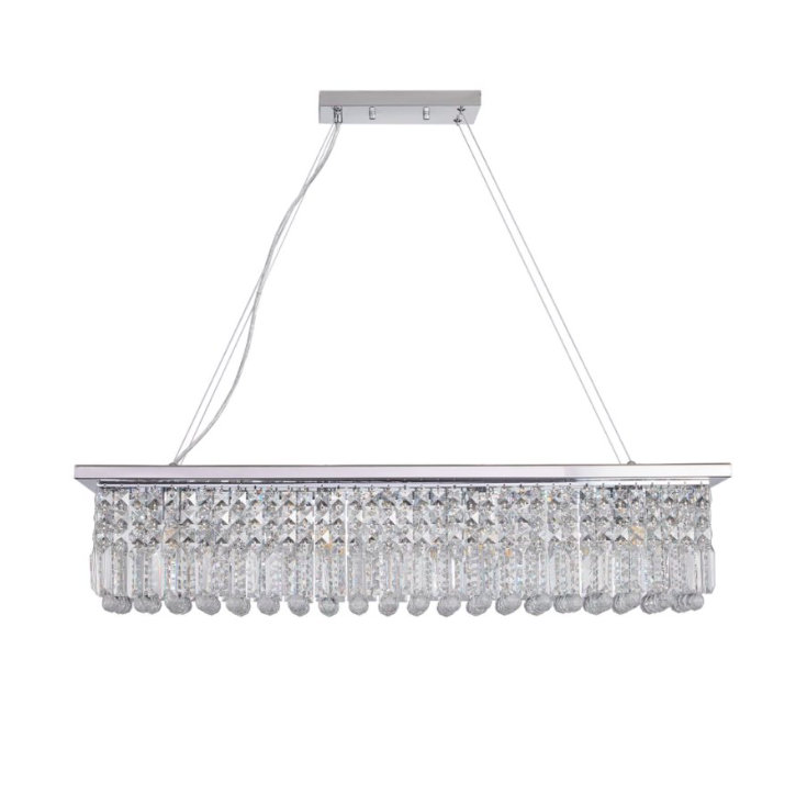 1 - Light Chandelier, Chrome