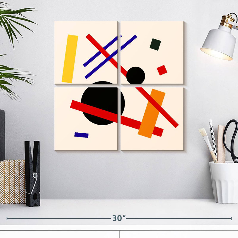 Avery Suprematism, 18" H x 18" W