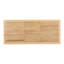 Table de salle à manger extensible traditionnelle traditionnelle de 82,7 pouces avec une feuille amovible de 23,6 po TopMAX