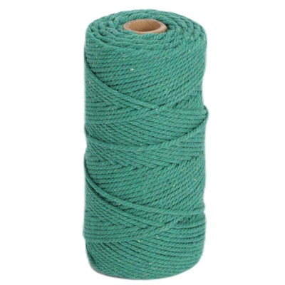 Double Color Cotton Cord Tapestry Material Wrapping String Rope Braided Cotton Rope Hand Knit Yarn Knitting Cord Rope Bohemian Rope Wall Hanging String
