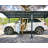 Palram - Canopia Arcadia 12' W x 42' D Polycarbonate Galvanized Steel Weather-Protected Carport Canopy for Cars Trucks Gray