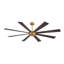Ventilateur de plafond 72 po à 8 pales à double face en contreplaqué avec moteur à courant continu réversible-487715744-487715750-488404698