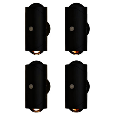 4-piece Rechargeable Led Night Light Wall Lamp Set, Multi-color Mode Dimmable Indoor Magnetic Mounting Lamp