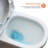 1.1/1.6 GPF Floor Mounted One-Piece Toilet Dual Flush Elongated Toilet(Seat Included)