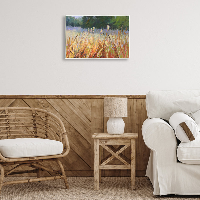 «Country Country Reeds» par Carol Strock Wasson, H 13 po x l 19 po