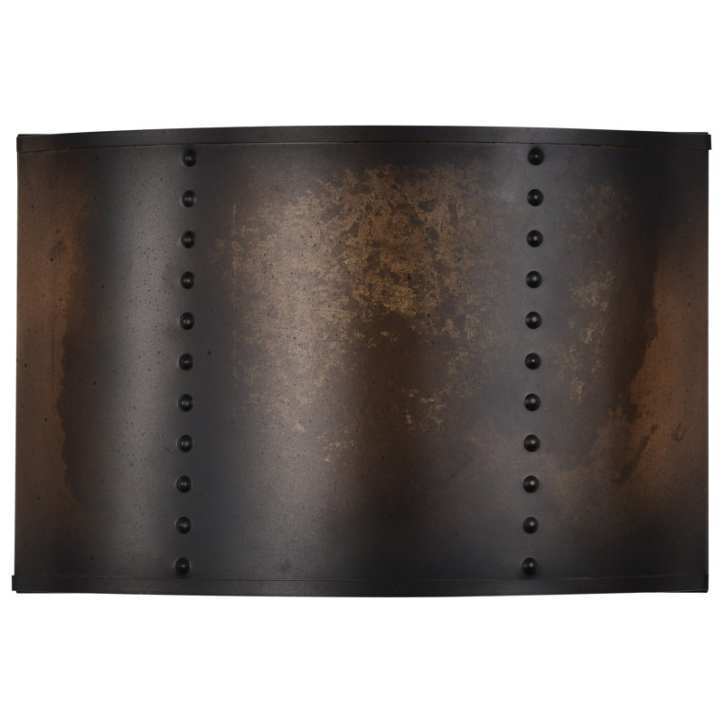Luyster Steel Flush Mounted Sconce