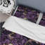 Glamorous Gold And Purple Damask Pattern III - Ensemble de housse de couette en marbre-1886467567