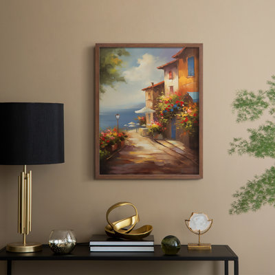 «LANDSCAPES Series CCLIX», reproduction encadrée - bois massif
