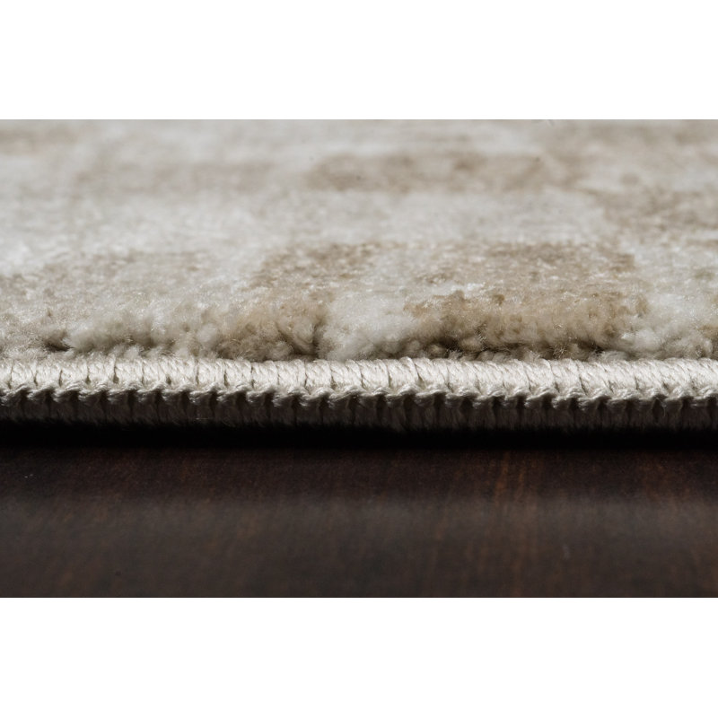 BLISS 17581-891 BEIGE / GRIS / IVOIRE, Rectangle 9 pi x 12 pi 6 po