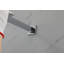 Bras de douche mural monobloc chromé avec bride, 16 pouces, en acier inoxydable.-1828328761-1828328762