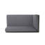 BANC D'ANGLE EN BRAVA AVEC TABLE BASSE BRAVA