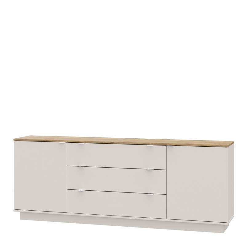 Ganymede 224.5cm Sideboard, Mauvella Oak/Sand