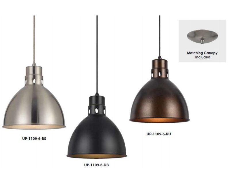 Kirkwood 1 - Light Single Pendant, Rust