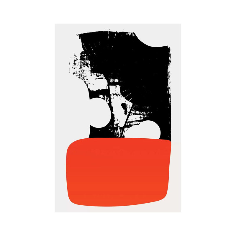 Abstracta No.5 - Impression sur toile tendue, H 18 po x l 12 po x 1,5 po