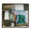Uttermost Green Fields, toile abstraite encadrée