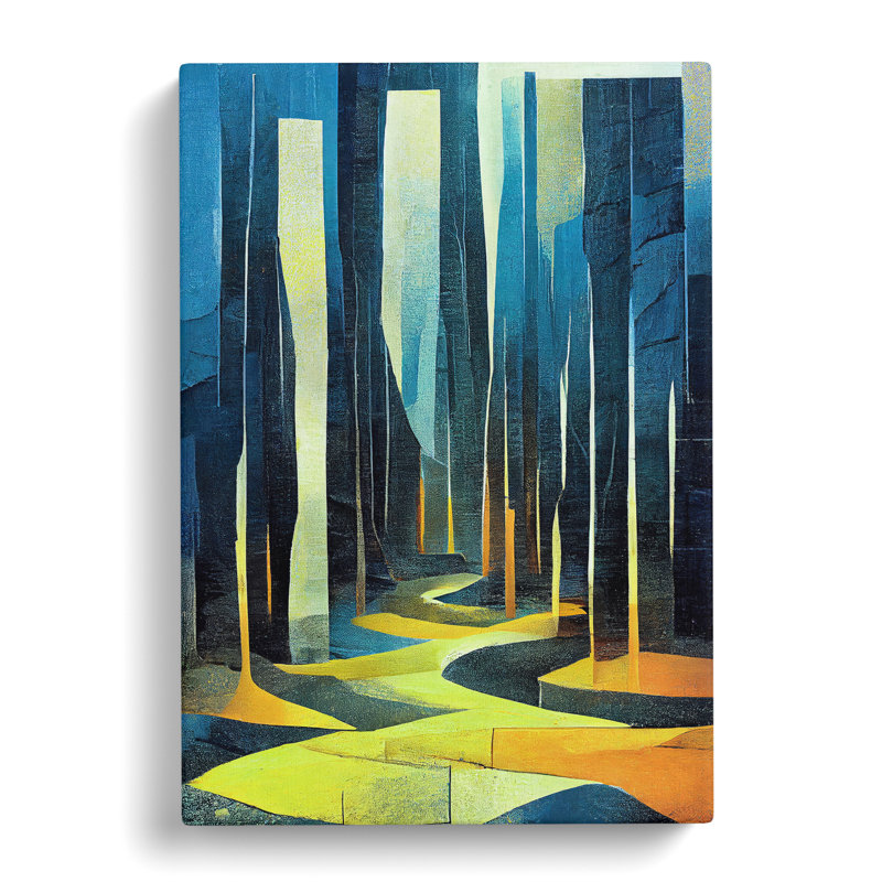 Forest Composition No.2 Abstract - Wrapped Canvas, 50cm H x 35cm W x 3cm D
